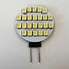 Лампа св/д SC-G4-LС 12v-1,6w круг 24 LED теплый