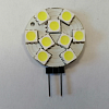 Лампа св/д SC-G4-SN 12v-1,2w круг 9 LED теплый