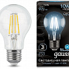 GAUSS // Filament Graphene Лампа А-60 шар св/д 10вт Е27 4100К